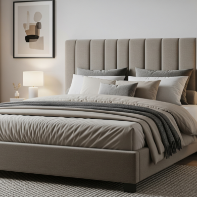 Comfort Panel Modern Bed