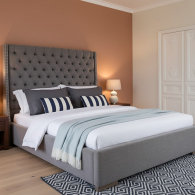 Comfort Panel Modern Bed
