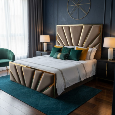 Comfort Panel Modern Bed