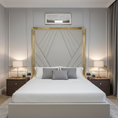 Comfort Panel Modern Bed