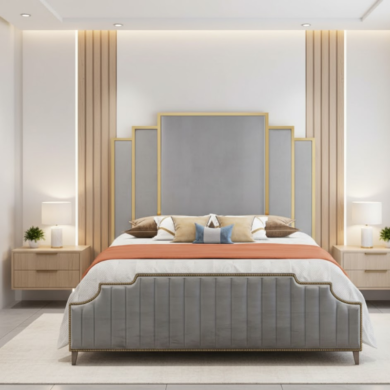 Comfort Panel Modern Bed