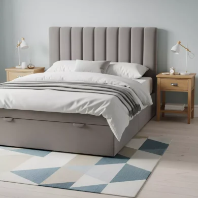 Minimalist Scandinavian Divan Ottoman Bed