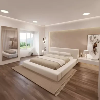 Comfort Panel Modern Bed