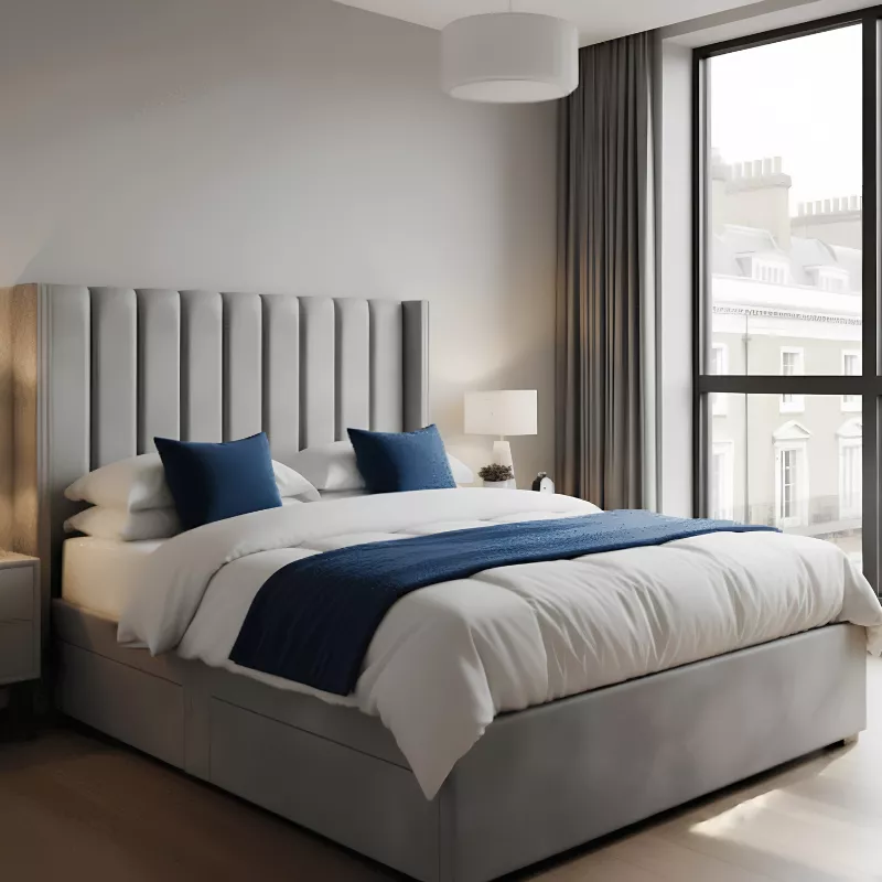 Modern Divan Upholstered Bed - Image 2